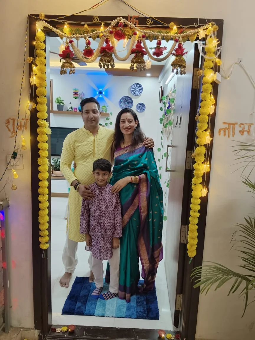 Eishan Bhatt and Neha