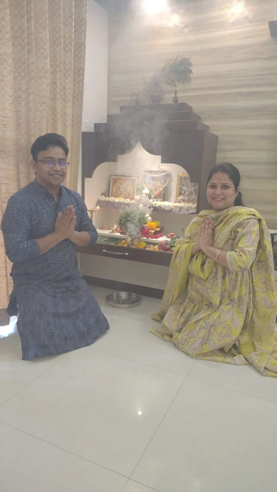 Sourav Choudhary and Priyanka